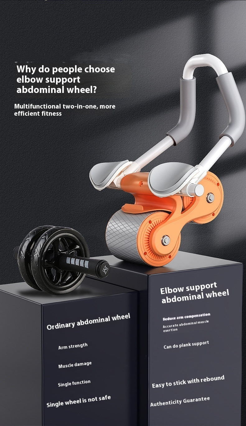 Elbow Support Double-wheel AB Roller Training Fitness Equipment